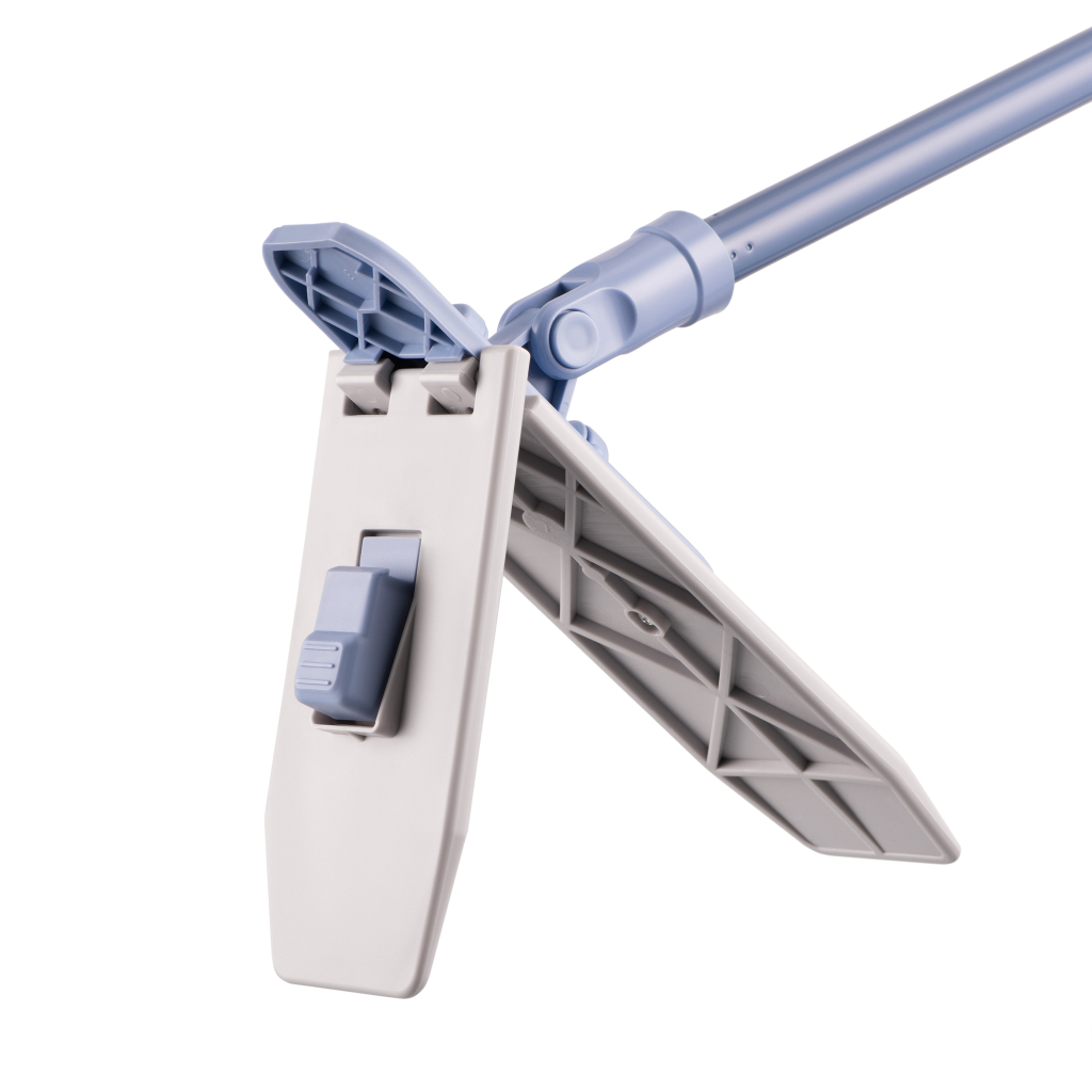 Швабра Ardesto Solid З телескопічною ручкою 75/130 см та змінною насадкою 41 см Синя (ARHE1111SB) - фото 5 Швабра Ardesto Solid З телескопічною ручкою 75/130 см та змінною насадкою 41 см Синя (ARHE1111SB) - фото 5