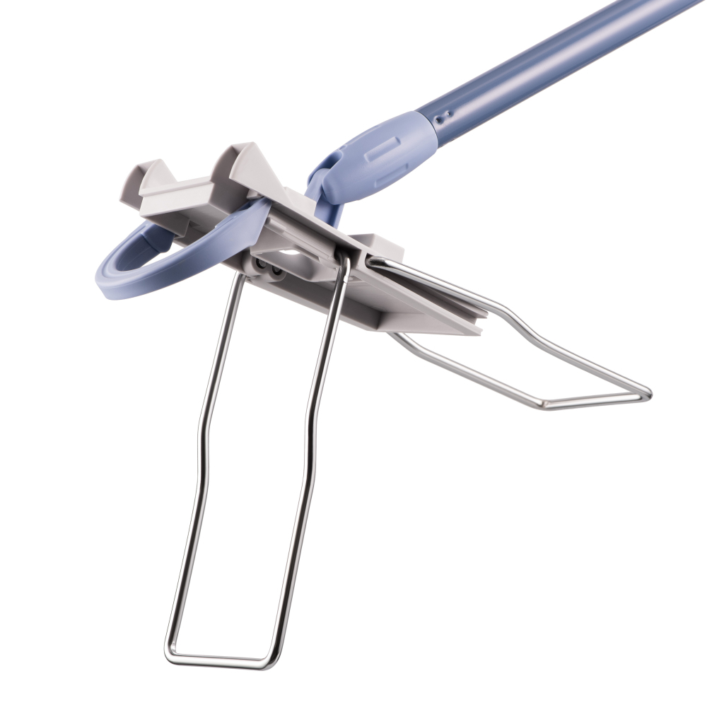 Швабра Ardesto Profe З телескопічною ручкою 75/130 см та змінною насадкою 40 см Синя (ARHE1131SB) - фото 4 Швабра Ardesto Profe З телескопічною ручкою 75/130 см та змінною насадкою 40 см Синя (ARHE1131SB) - фото 4