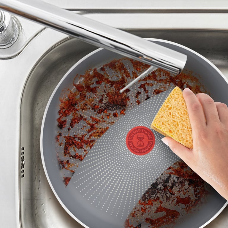 Сковорода Tefal Halo 28 см, алюміній, бакеліт, сірий (C3120653) - фото 6