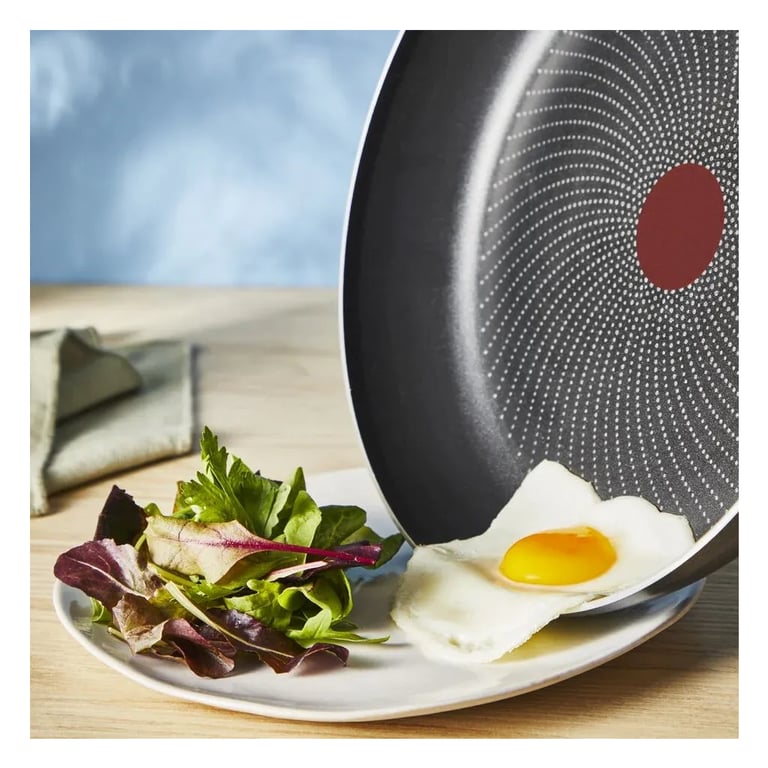 Сковорода Tefal So” Light 26 см, алюміній, бакеліт, скло, чорний (H0560542_SET)