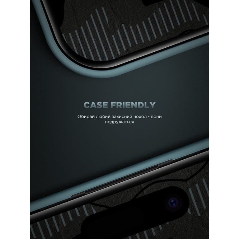 Скло захисне Armorstandart Infinity Black Icon 2.75D Apple iPhone 17 / 17 Pro / 16 Pro (ARM86416) - фото 8