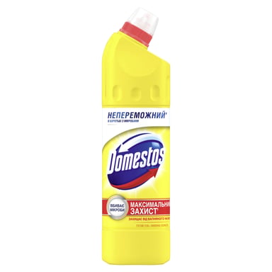 Рідина для чищення ванн Domestos Максимальний Захист Лимонна свіжість 24 години 750 мл (8720181679049) - фото 1