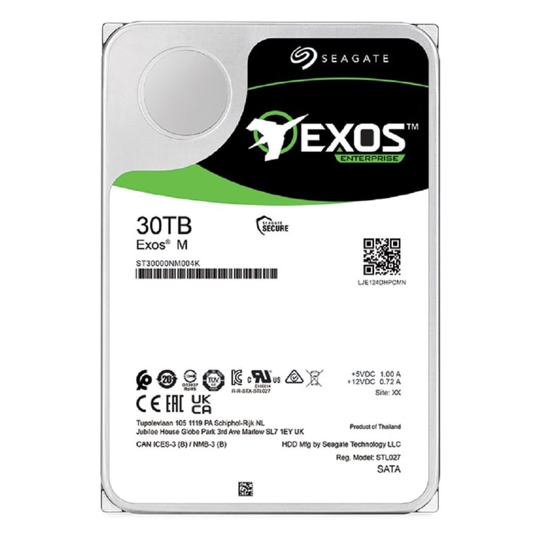 Жорсткий диск 3.5" 30TB Exos M Seagate (ST30000NM004K) - фото 4