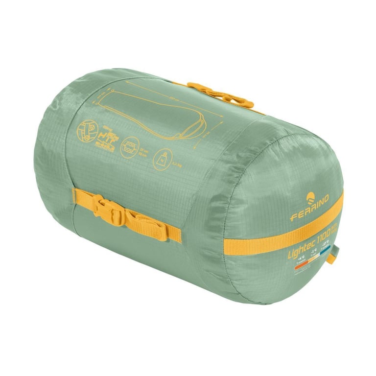 Спальний мішок Ferrino Lightec SM 1100 Lady -3°C Green (86649QVV) (931768) - фото 2