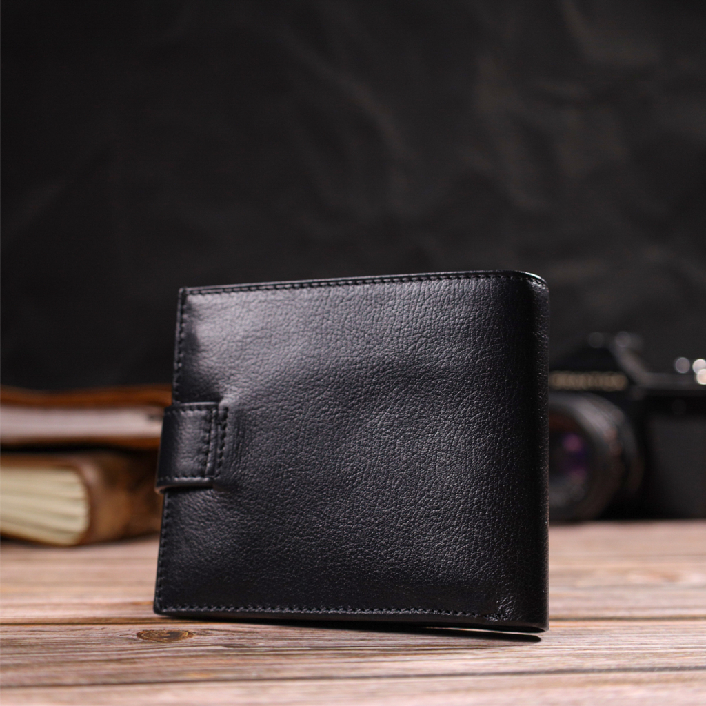 Гаманець Canpellini З натуральної шкіри Чорний (21772) - фото 9 Гаманець Canpellini З натуральної шкіри Чорний (21772) - фото 9