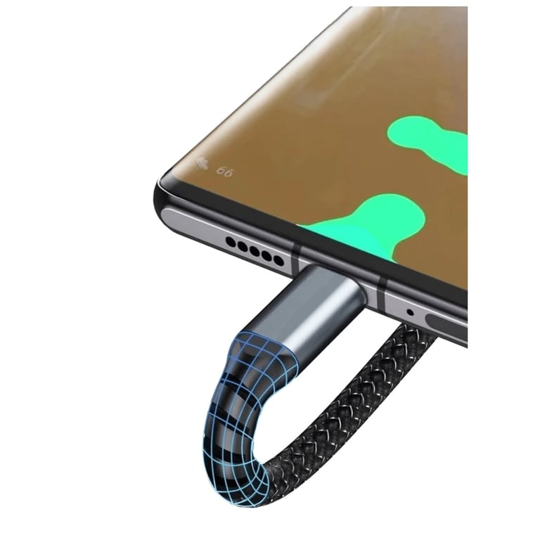 Дата кабель USB 2.0 AM to Lightning + Micro 5P + USB-C 1.2m 100W nylon black XoKo (SC-3100) - фото 9
