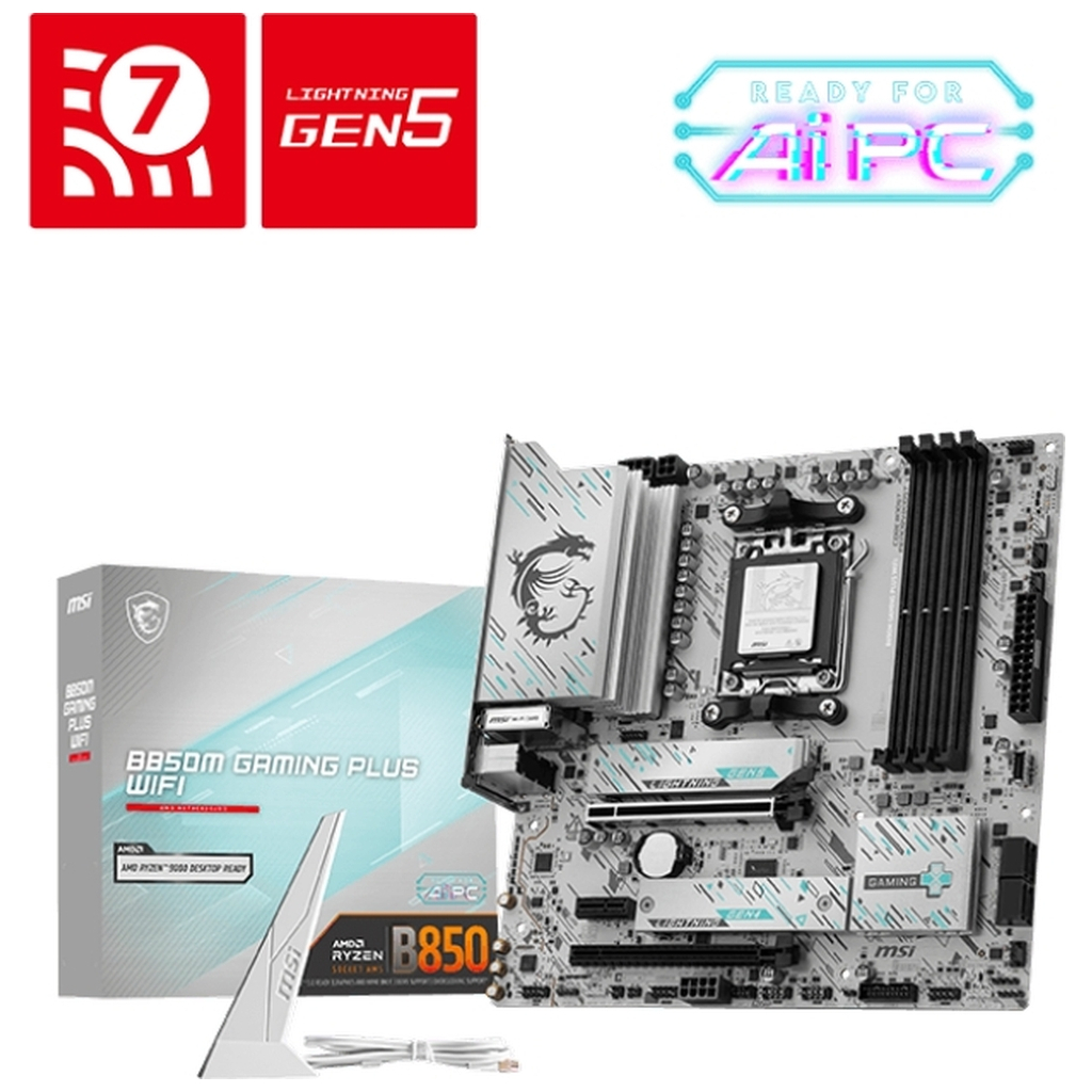 Материнська плата MSI B850M GAMING PLUS WIFI - фото 5 Материнська плата MSI B850M GAMING PLUS WIFI - фото 5