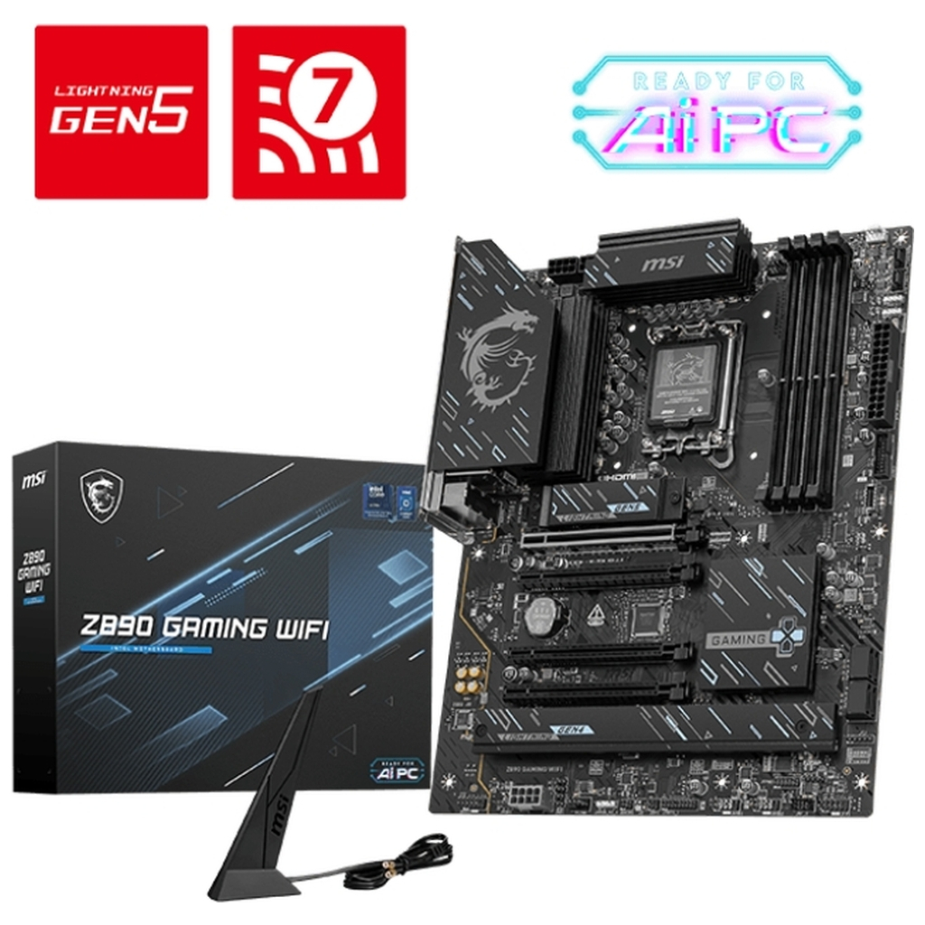 Материнська плата MSI Z890 GAMING WIFI - фото 5 Материнська плата MSI Z890 GAMING WIFI - фото 5