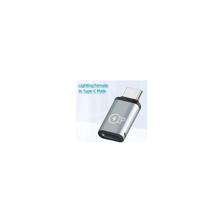 Перехідник Lightning F to USB-C M gray XoKo (XK-AC-027) - фото 4