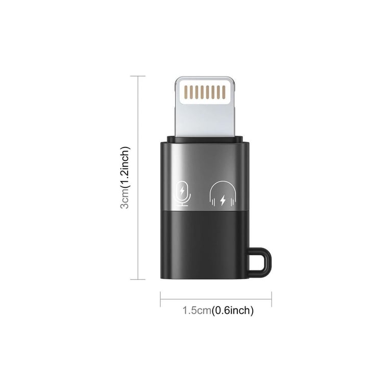 Перехідник USB-C F to Lightning M charger-audio XoKo (AC-029) - фото 2
