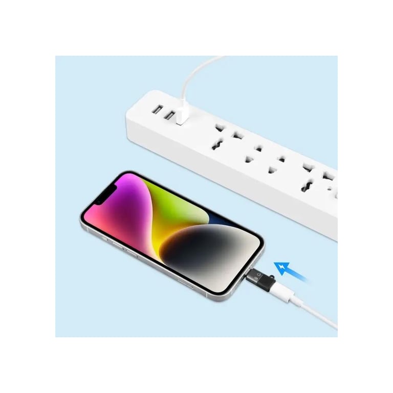 Перехідник USB-C F to Lightning M charger-audio XoKo (AC-029) - фото 6
