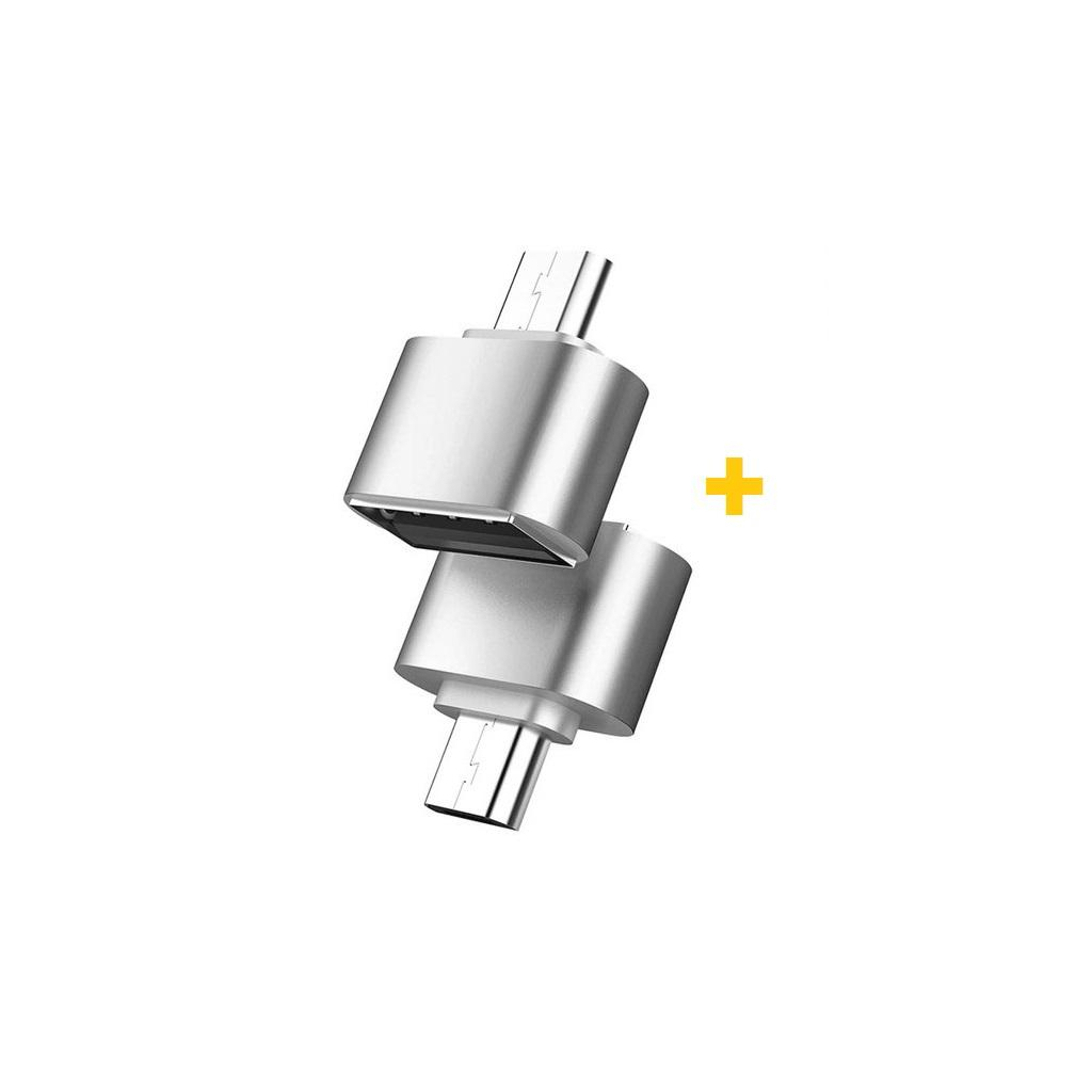 Перехідник OTG USB 2.0 AF to USB-C silver XoKo (XK-AC035-SL2) - фото 1 Перехідник OTG USB 2.0 AF to USB-C silver XoKo (XK-AC035-SL2) - фото 1