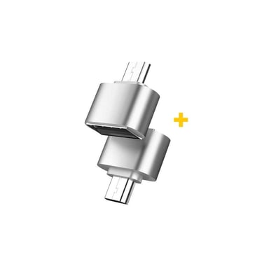Перехідник OTG USB 2.0 AF to USB-C silver XoKo (XK-AC035-SL2) - фото 1