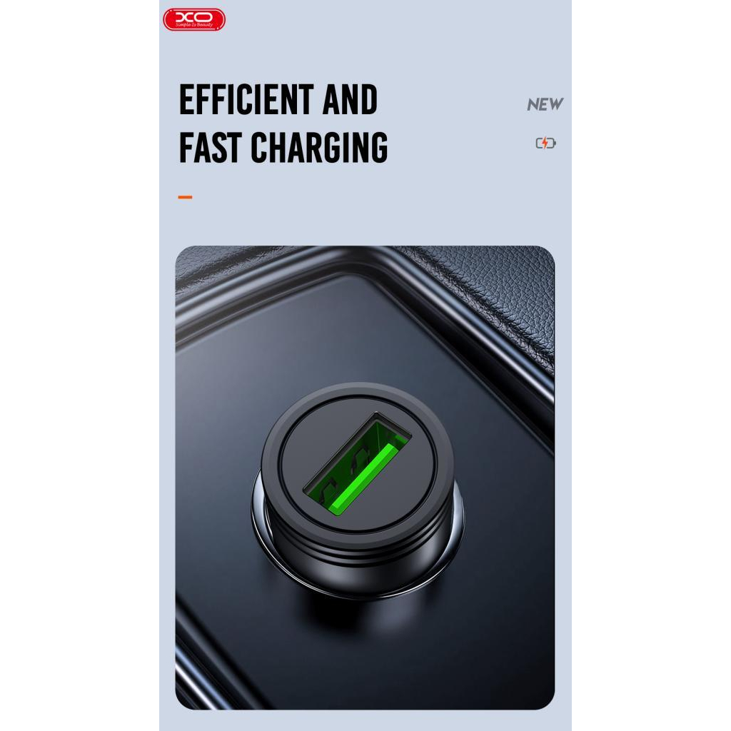 Зарядний пристрій XO USB QC3.0 black (CC39-BK) - фото 7 Зарядний пристрій XO USB QC3.0 black (CC39-BK) - фото 7