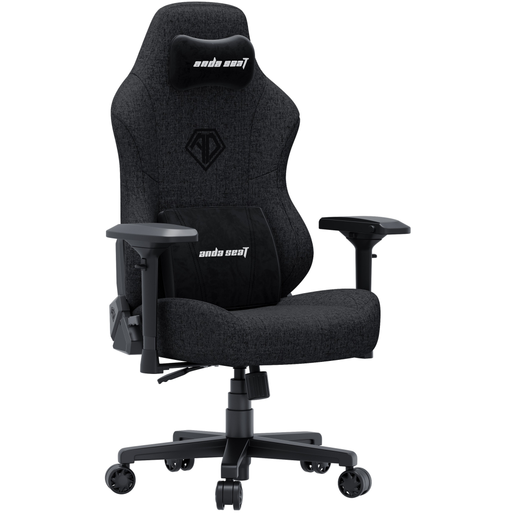 Крісло ігрове Anda Seat Phantom 3 Pro Fabric Size L Dark Gray (AD18YC-06-GB-F) - фото 1