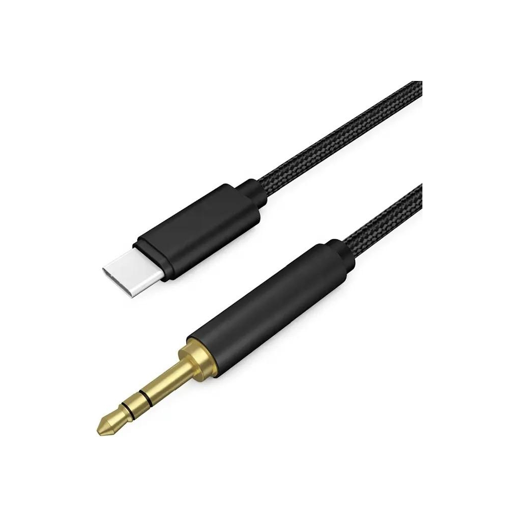 Кабель мультимедійний USB-C to 3.5mm M 1.0m black XoKo (AUX-002-BK) - фото 3 Кабель мультимедійний USB-C to 3.5mm M 1.0m black XoKo (AUX-002-BK) - фото 3