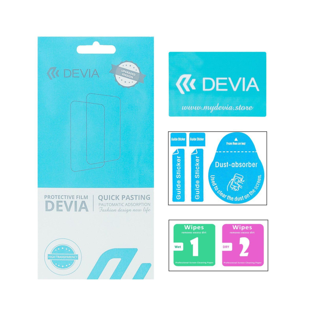 Плівка захисна Devia Hydrogel Motorola Edge 50 Fusion matte (DV-MOT-E50FM) - фото 3 Плівка захисна Devia Hydrogel Motorola Edge 50 Fusion matte (DV-MOT-E50FM) - фото 3