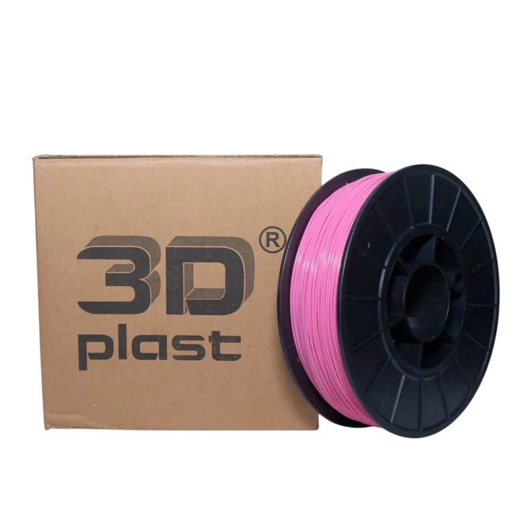 Пластик для 3D-принтера 3Dplast PETG 1.75мм, 0.85кг, pink (3DPTG17508PNC) - фото 1