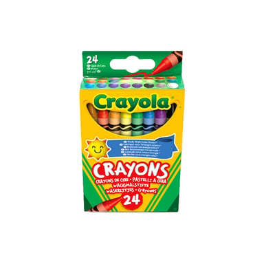 Олівці кольорові Crayola воскові, 24 шт (0024) - фото 1