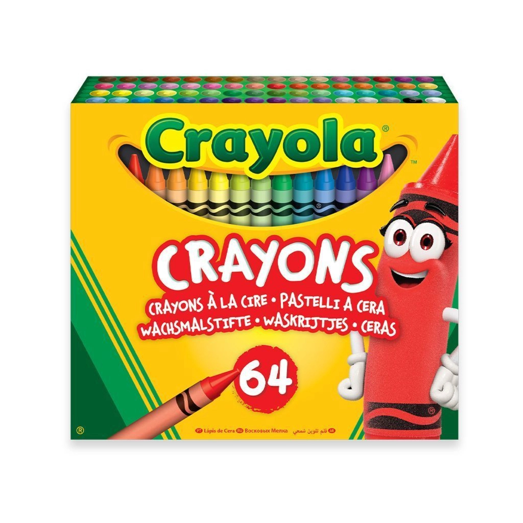 Олівці кольорові Crayola воскові, 64 шт (52-6448) - фото 1 Олівці кольорові Crayola воскові, 64 шт (52-6448) - фото 1