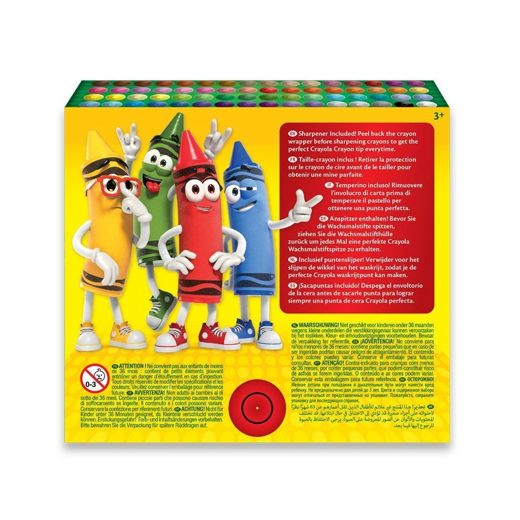 Олівці кольорові Crayola воскові, 64 шт (52-6448) - фото 4 Олівці кольорові Crayola воскові, 64 шт (52-6448) - фото 4