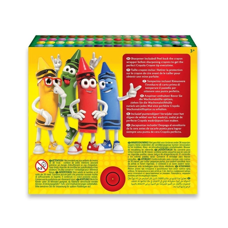 Олівці кольорові Crayola воскові, 64 шт (52-6448) - фото 4