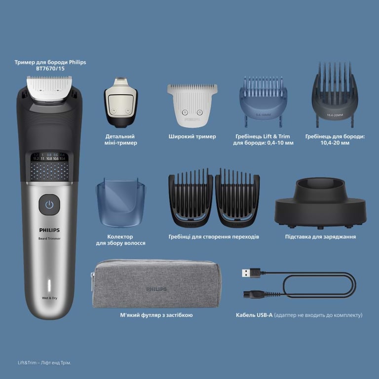 Тример Philips BT7670/15 - фото 2