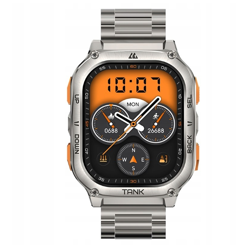 Смарт-годинник KOSPET Tank M3 ULTRA SE SILVER (6974958251071) - фото 2 Смарт-годинник KOSPET Tank M3 ULTRA SE SILVER (6974958251071) - фото 2