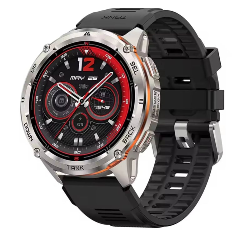 Смарт-годинник KOSPET Tank T3 ULTRA 2 SILVER (6974958251163) - фото 1