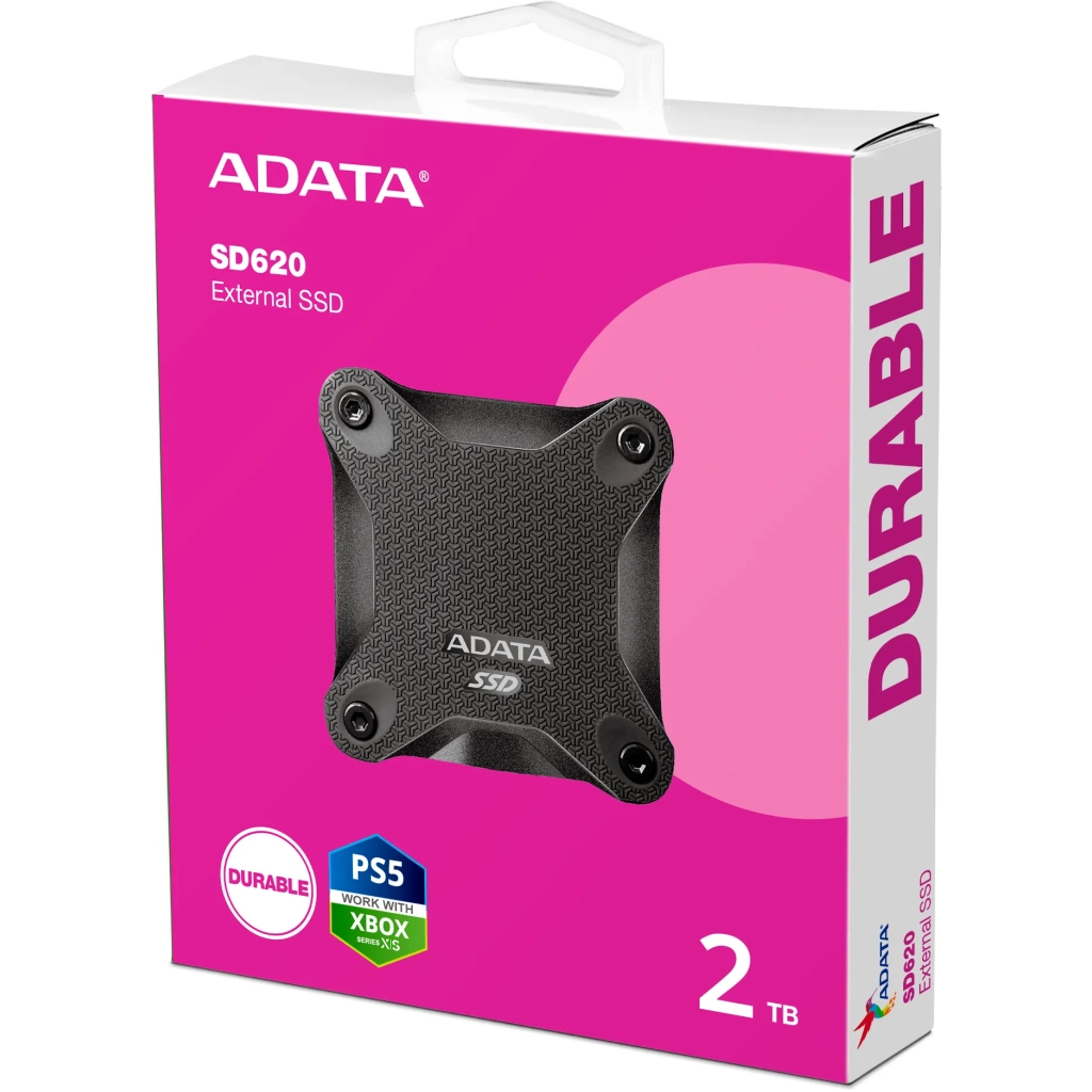 Накопичувач SSD USB 3.2 2TB SD620 ADATA (SD620-2TCBK) - фото 6 Накопичувач SSD USB 3.2 2TB SD620 ADATA (SD620-2TCBK) - фото 6