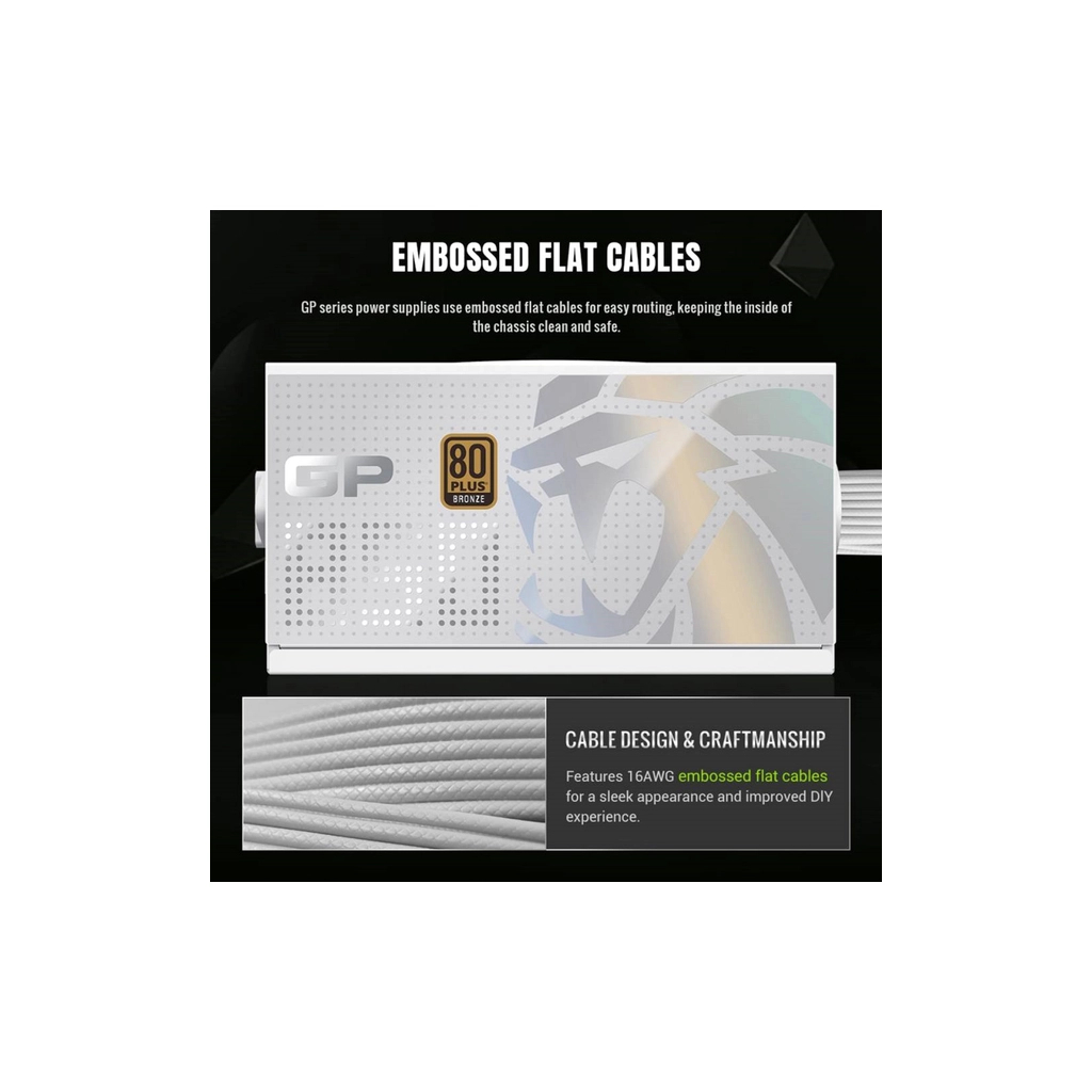 Блок живлення Gamemax 850W (GP 850B WH) - фото 10 Блок живлення Gamemax 850W (GP 850B WH) - фото 10