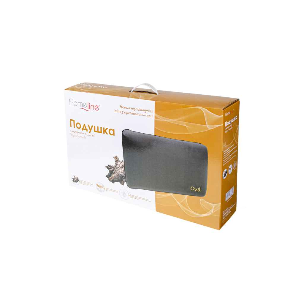 Подушка Home Line ортопедична з ароматом чорного дерева 60 х 40 х 13 см (180662) - фото 2 Подушка Home Line ортопедична з ароматом чорного дерева 60 х 40 х 13 см (180662) - фото 2