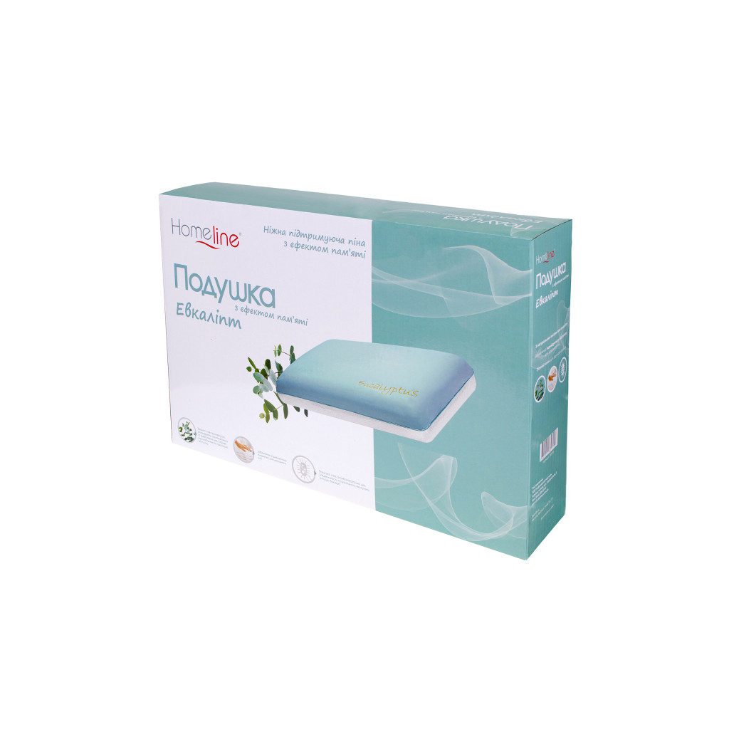 Подушка Home Line ортопедична з ароматом евкаліпту 60 х 40 х 13 см (185715) - фото 2 Подушка Home Line ортопедична з ароматом евкаліпту 60 х 40 х 13 см (185715) - фото 2