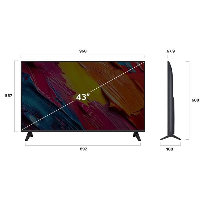 Телевізор LG 43QNED70A6A - фото 4