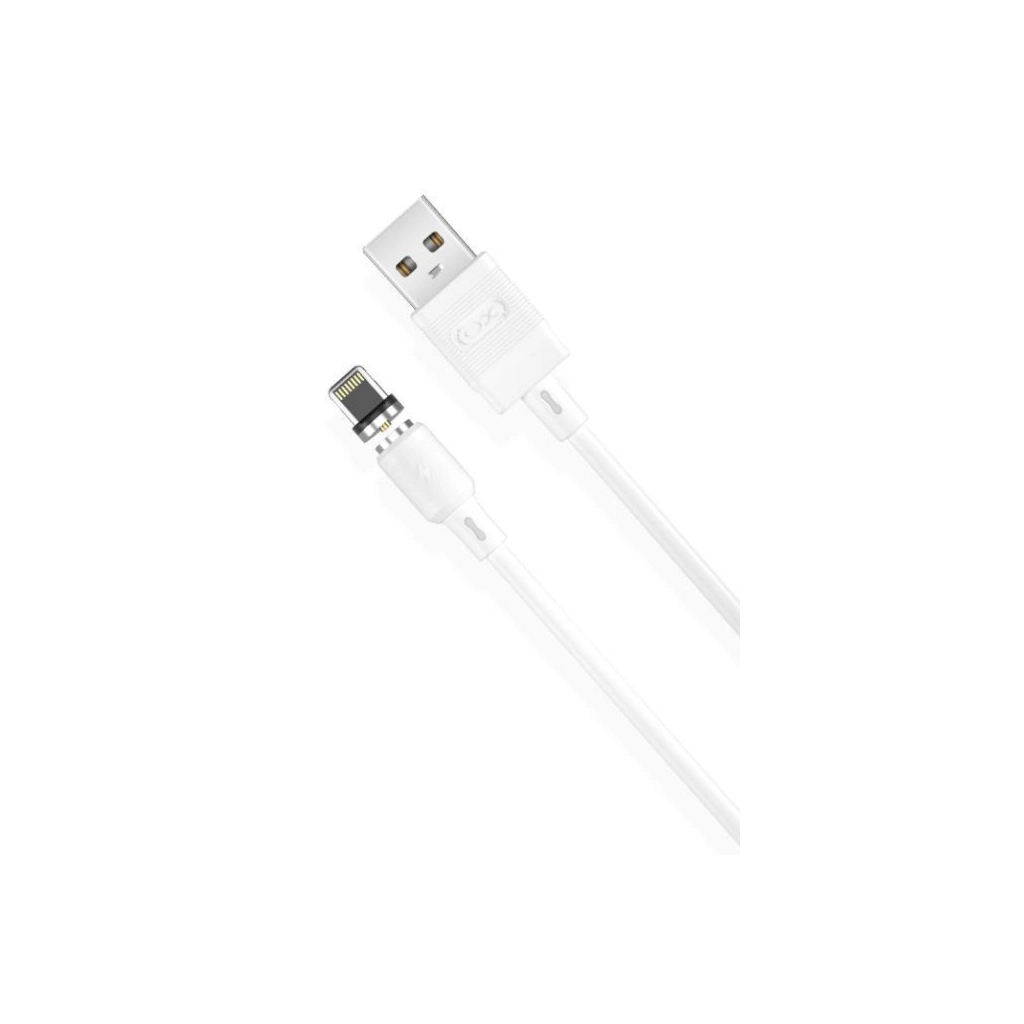 Дата кабель USB 2.0 AM to Lightning 1.0m 2.1A magnetic pvc white XO (NB187-L-1-WH) Дата кабель USB 2.0 AM to Lightning 1.0m 2.1A magnetic pvc white XO (NB187-L-1-WH)