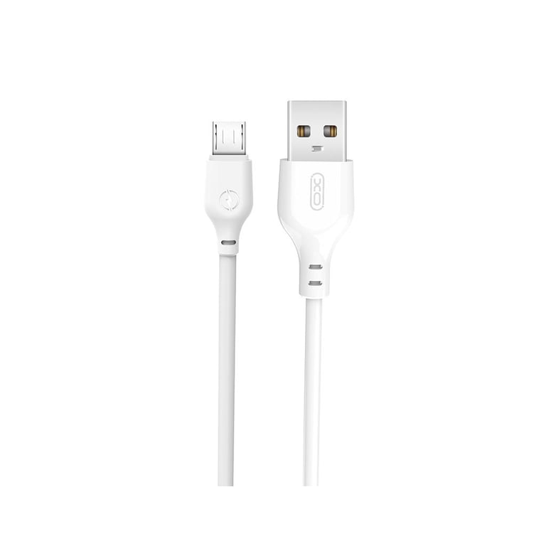 Дата кабель USB 2.0 AM to Micro 5P 2.0m 2.1A white XO (NB103-M2-WH) - фото 1
