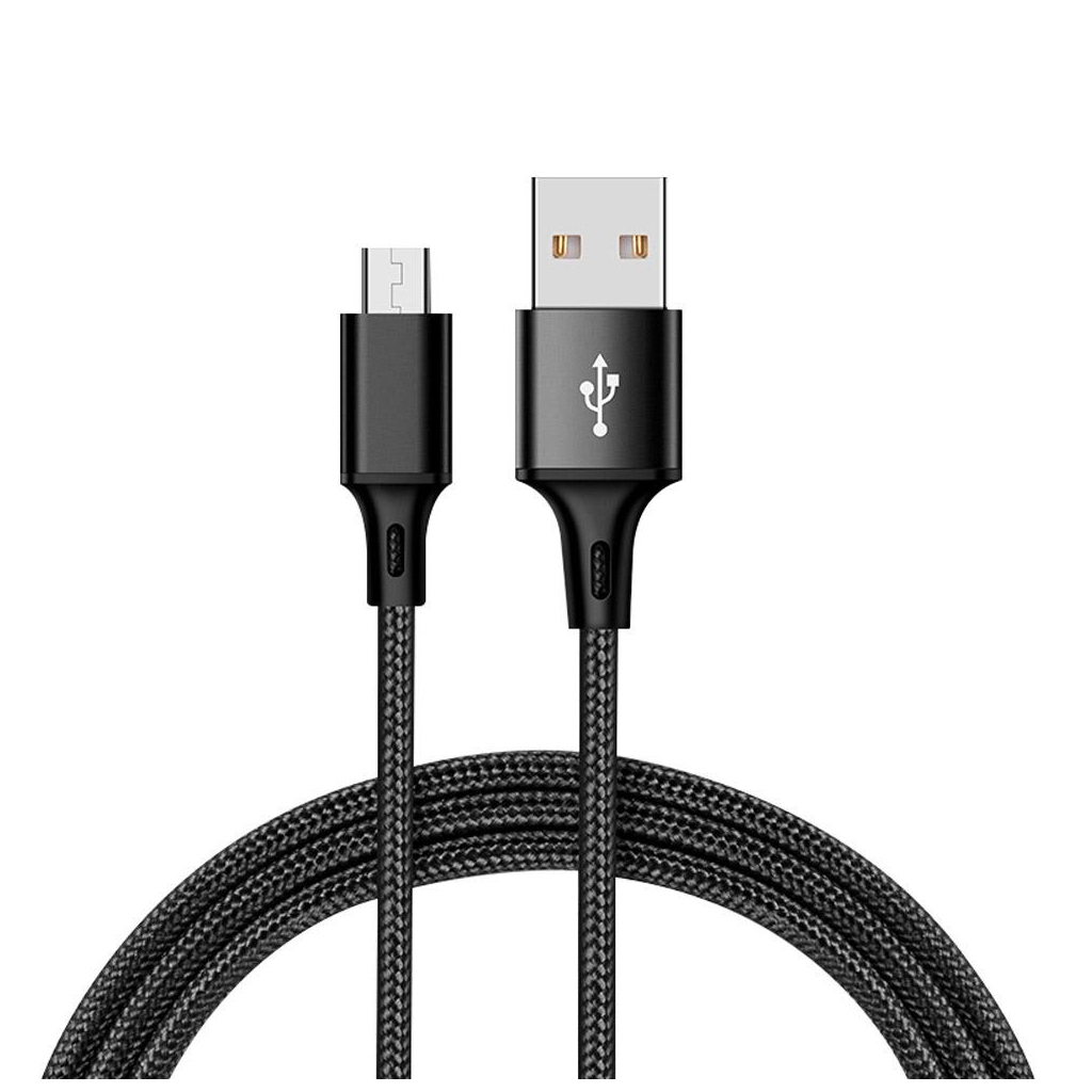 Дата кабель USB 2.0 AM to Micro 5P 2.0m 1.5A braided black XO (NB143-M2-BK) Дата кабель USB 2.0 AM to Micro 5P 2.0m 1.5A braided black XO (NB143-M2-BK)