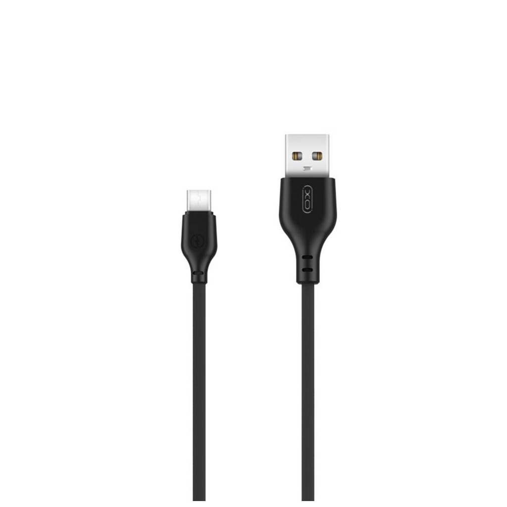 Дата кабель USB 2.0 AM to USB-C 2.0m 2.1A black XO (XO-NB103-TC-2-BK) - фото 1 Дата кабель USB 2.0 AM to USB-C 2.0m 2.1A black XO (XO-NB103-TC-2-BK) - фото 1