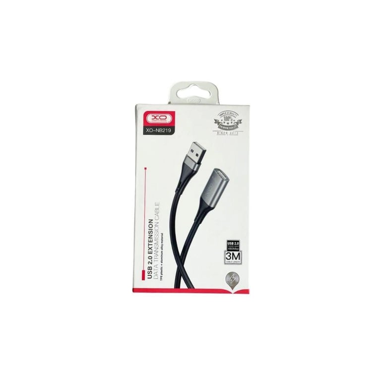 Дата кабель USB 2.0 AM/AM 3.0m black XO (NB-219-USB-3m) - фото 2