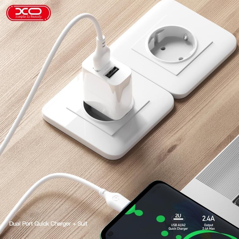 Зарядний пристрій XO 2xUSB QC3.0 (XO-QC09) - фото 2