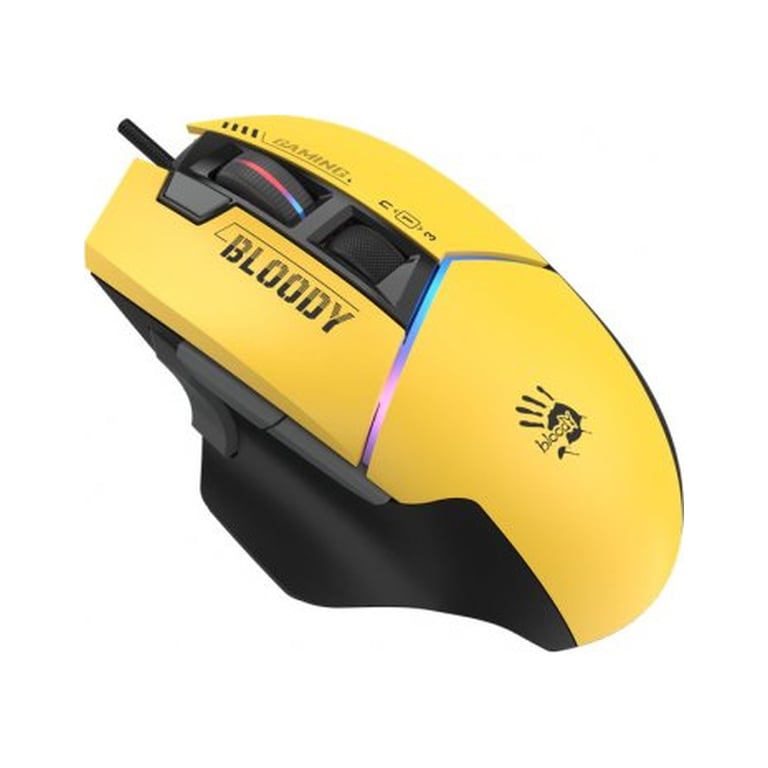 Мишка A4Tech Bloody W95 Ultra USB Yellow/Black (4711421002318) - фото 2