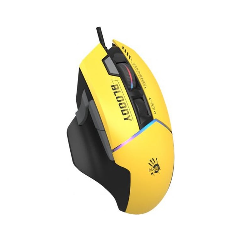 Мишка A4Tech Bloody W95 Ultra USB Yellow/Black (4711421002318) - фото 3