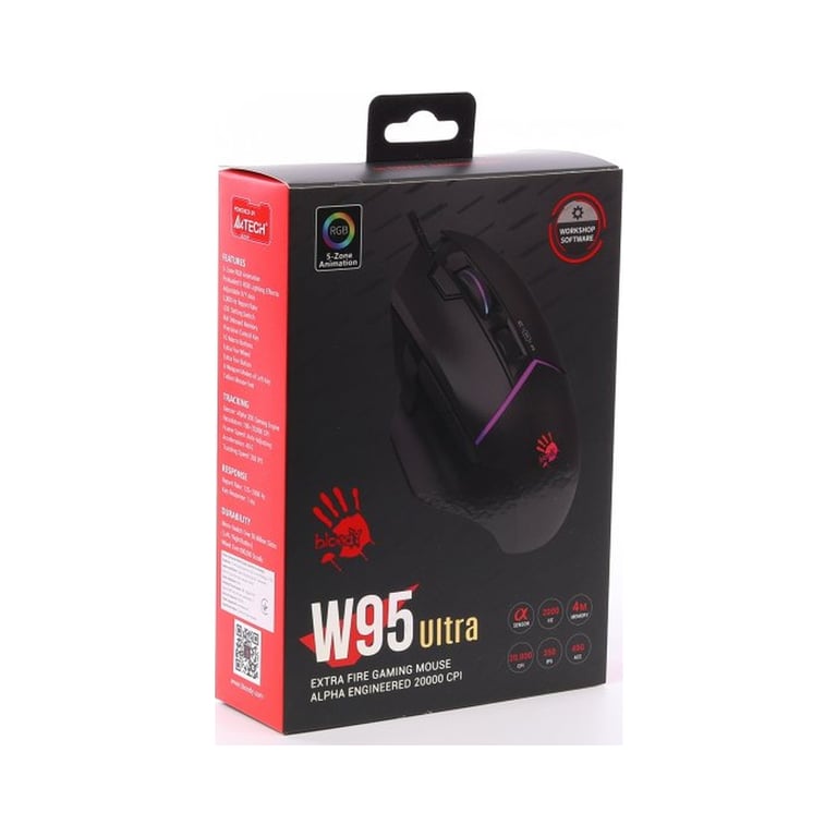 Мишка A4Tech Bloody W95 Ultra USB Black (4711421002288) - фото 11