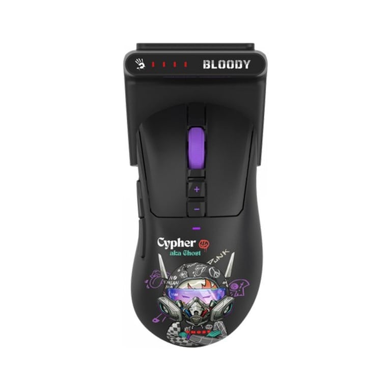 Мишка A4Tech Bloody R73 Ultra Duo Wireless Cypher Ghost (4711421002370) - фото 1