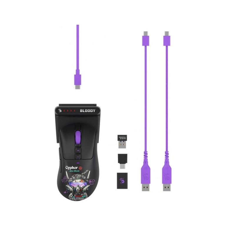 Мишка A4Tech Bloody R73 Ultra Duo Wireless Cypher Ghost (4711421002370) - фото 2