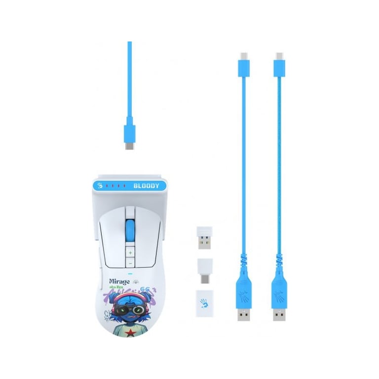 Мишка A4Tech Bloody R73 Ultra Duo Wireless Nyx Mirage (4711421002363) - фото 2