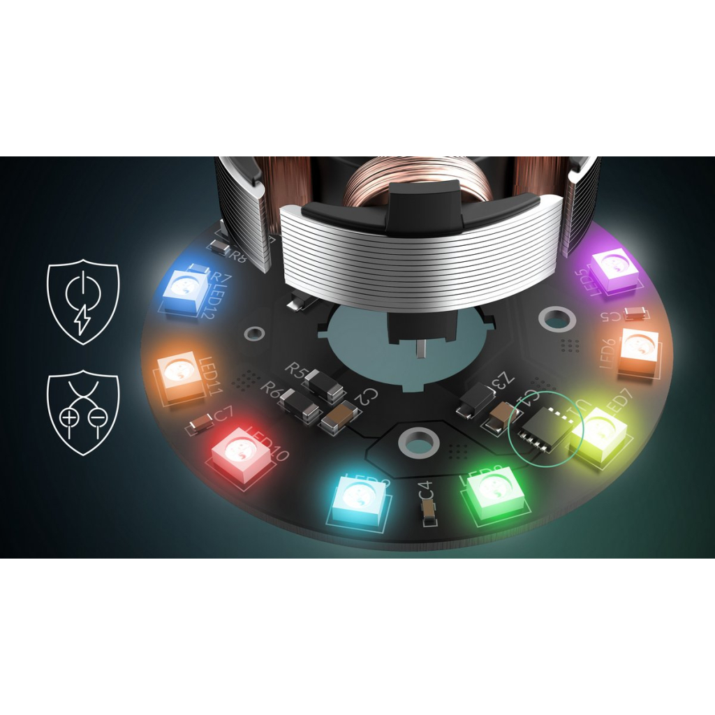 Кулер до корпусу Arctic P12 PRO A-RGB WHT (ACFAN00311A) - фото 10 Кулер до корпусу Arctic P12 PRO A-RGB WHT (ACFAN00311A) - фото 10