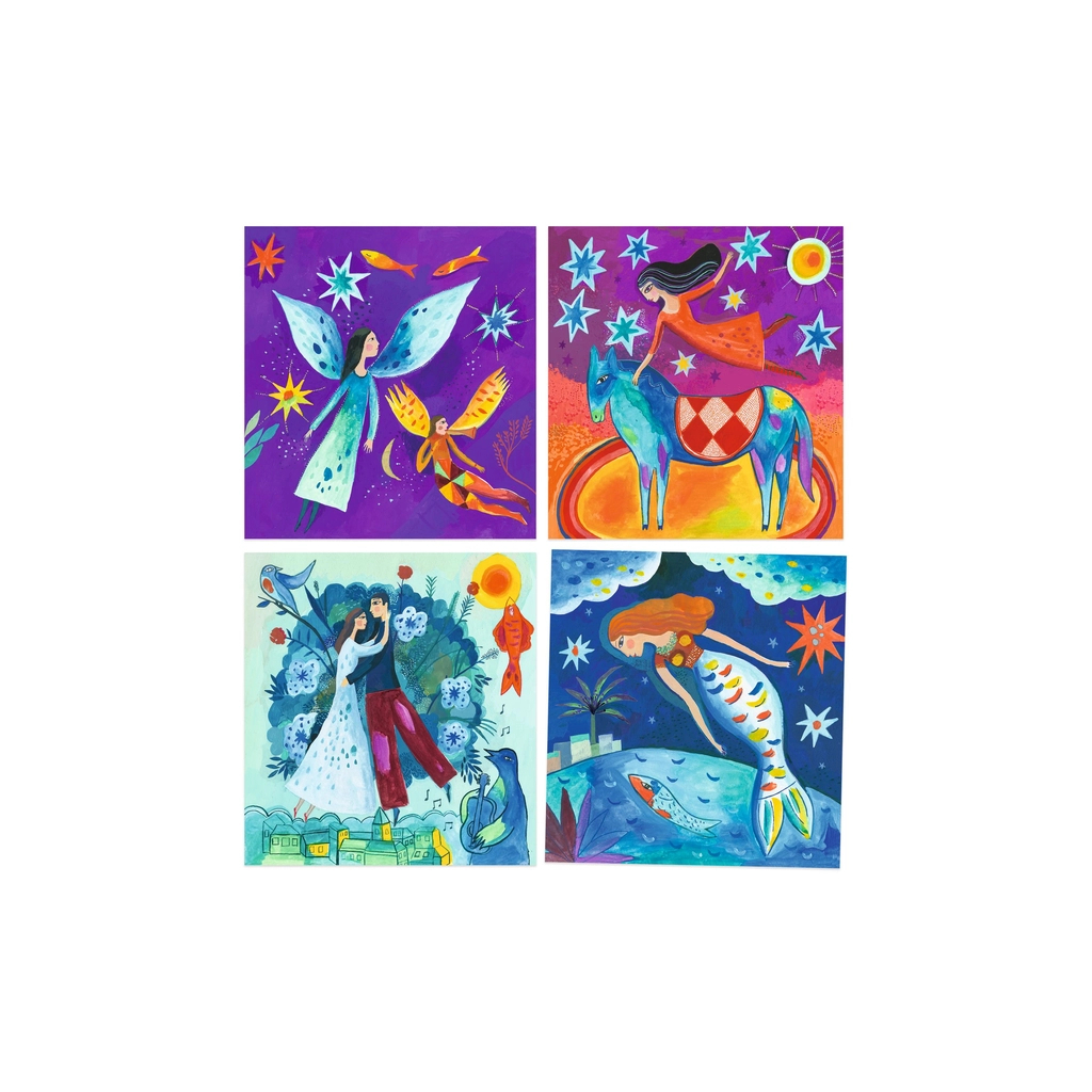 Набір для творчості Djeco Художній комплект для малювання "Уві сні" (DJ09380) - фото 3 Набір для творчості Djeco Художній комплект для малювання "Уві сні" (DJ09380) - фото 3