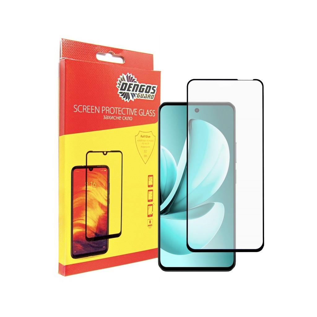 Скло захисне Dengos Full Glue Realme C71 Black (TGFG-412) Скло захисне Dengos Full Glue Realme C71 Black (TGFG-412)