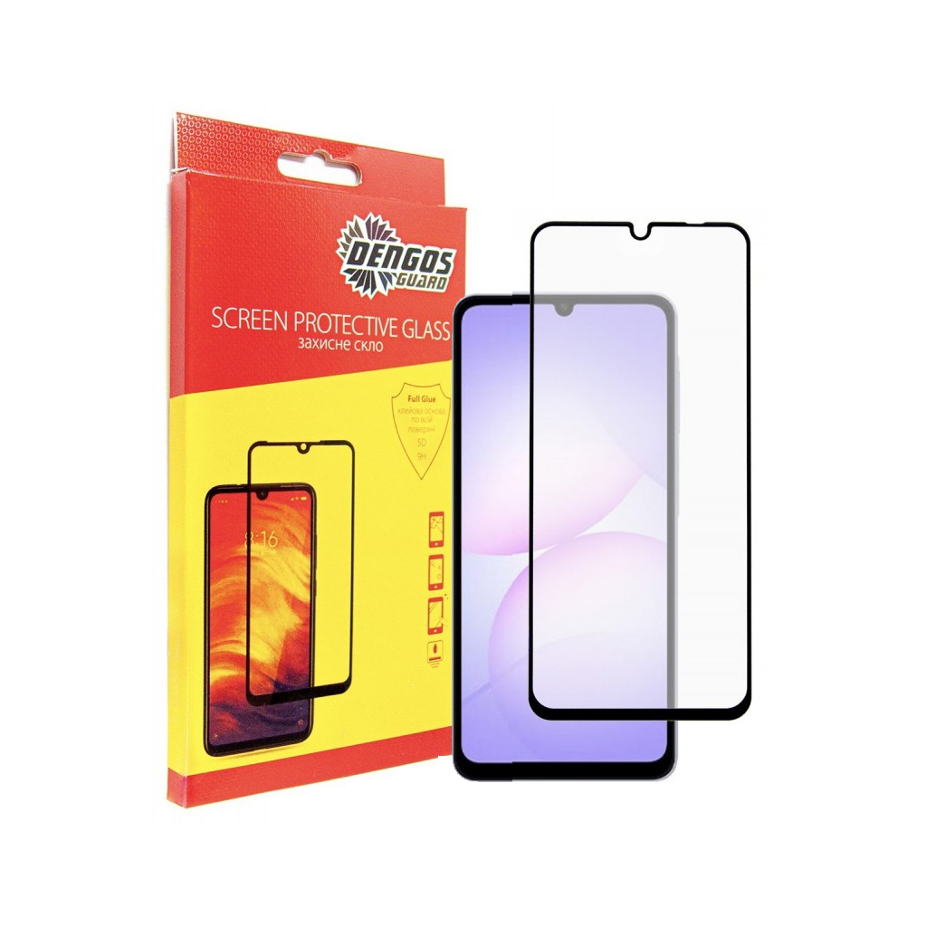 Скло захисне Dengos Full Glue Samsung Galaxy A07 Black (TGFG-406) Скло захисне Dengos Full Glue Samsung Galaxy A07 Black (TGFG-406)